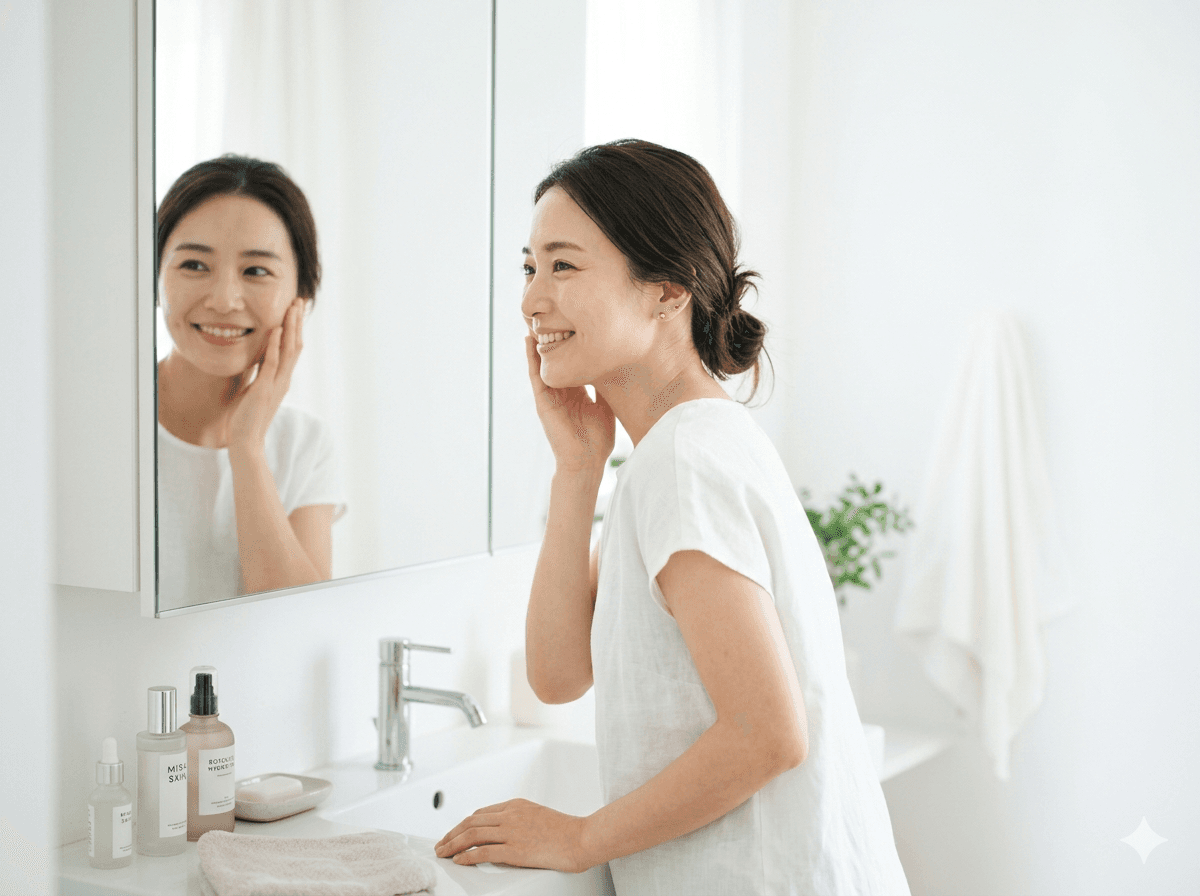 毛穴ケアをイメージしたビジュアル